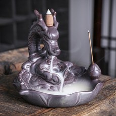 爆款迴流香爐倒流鯉魚化龍倒流香爐家居擺件, 鯉魚化龍