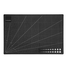 標準切割墊 多功能切割墊 A3/A4/A5 桌墊 墊板 課桌墊 雕刻墊 美工墊 學生文具, 04.A4黑