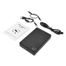 미니 UPS 백업 전원 공급 장치 10400mAh DC 12V 9V 5V 3 방향 출력 무선 라우터 휴대폰 EU, 1개