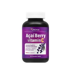 캐나다영양제 오로니아 아사이베리 츄어블 비타민C 60정 Acai Berry, 1개