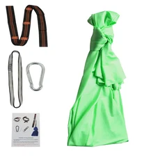 휴대용 어린이 스윙 장난감 세트 치료 탄성 해먹 교수형 의자 홈 룸 실내 요가 서스펜션 침대 감각 자폐증, 05 Green 1X2.8m