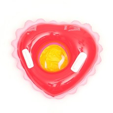 믿고사는잡화점 3-5세 핑크 하트보행기튜브 아기튜브 영아튜브, 단품, 1개