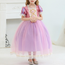 Uni Angel 孩童紫色公主風連衣紗裙