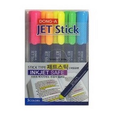 사무용 고체형광펜 제트스틱(동아연필), 본상품선택, 1개