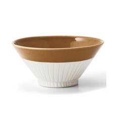 (일본수입) TAMAKI 크래프트 라인 수프 컵 화이트 14x12.5x높이5.5cm T-959138, 1개, 1_브라운 그릇