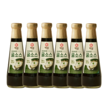 백설 남해굴소스, 350g, 6개