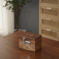 저금통 원목 사각 돈통 소 미니 금고, F. 1억 이상의 소규모 연소 컬러 자산