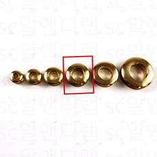 아일렛 나사형 뜨개질 핸드메이드 가방 부자재 손잡이 구멍 마감 장식, 20mm 2세트