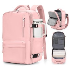 VGCUB 대형 여행 작업 비즈니스 백팩 기내용 승인 노트북 여성용 남성용 Mochila de Viaje 퓨어 핑크. 라지