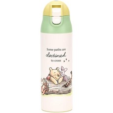 스케이터(Skater) 조유용 보온 스텐레스 보틀 우유 만들기에 편리한 물통 500ml 휴대하기 편리한 경량 타입 디즈니 푸우 피크닉 SMIB5-A, 1개