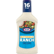 크래프트 버터밀크 랜치 샐러드 드레싱 (16액량 온스 병 Kraft Buttermilk Ranch Salad Dressing (16 fl oz Bottles Pack of 6, 1개
