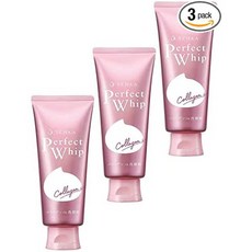 일본직발송 6. 세트 판매 시세이도 세안전과 퍼펙트 휘핑 콜라겐 IN (120G)×3개 세트 세안 폼 B07D1H8BW2, 3개, 120g