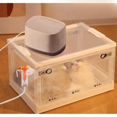 산소흡입함 고양이 강아지 산소 캐리어 치료 휴식, 1개