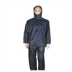 신정글러브 남색 우비 신사용 우의 투피스