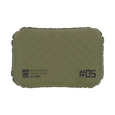 露營中毒本鋪 山趣 05系列 充氣枕 戰術充氣枕 露營枕頭 旅遊枕頭 野餐枕頭 自動充氣枕, 軍綠, 1個