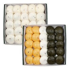 당일생산 잔기지떡 백미30개 + 쑥10개 + 단호박10개 세트 국산 저당떡 모꼬지 팥앙금 선물 답례떡 술빵 기정떡