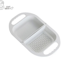 싱크대 배수 바구니 싱크볼 식기류 수저 식기 건조 바구니 세척 수경재배 플라스틱 다용도 분리형 휴대용, 색상랜덤