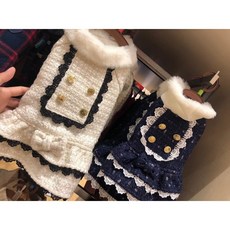 貝果貝果 日本 pet paradise 代理 Pretty Bouquet 華麗質感連身裙 D10359, 1個, 米4S