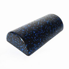 발목 재활 스트레칭 요가 보조 벨트 근육 이완 밴드, 블랙블루 반원형 30cm, 기본 모델명/품번