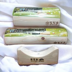 피톤치드 함유 편백나무 베개 (단경침/장경침/목침) 수면베개 건강베개 깔끔한느낌 목편한베개, 경침(소)27cmx13cmx6.0cm, 기본
