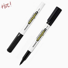 모나미 네임펜 F 중간글씨 블랙 12자루 유성 마킹펜 사무용 유성매직