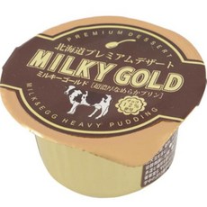 MILKY GOLD 北海道青華堂臻品超濃厚牛乳雞蛋布丁 巧克力口味, 1個