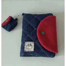 패브릭 북커버 토마토 책커버 다이어리커버 책케이스 북 파우치, 1개, 데님