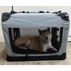 CANBO寵物折疊外出籠 寵物外出袋/包 寵物帳篷 中型犬適用 摺疊狗籠 籠內訓練, 1個