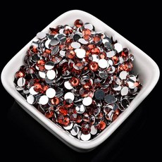 플랫백 레진 크리스탈 라인 반짝이 네일 아트 컬러 신발 가방 캡 의류 장식, 20. red coffee