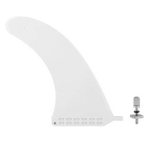 9 인치 서핑 핀 SUP 싱글 센터 핀 나일론 롱 보드 서핑 보드 패들 보드 (핀 나사 포함) 서핑 스포츠 액세서리, White, 1개