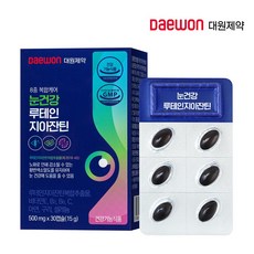 [대원제약] 눈건강 루테인지아잔틴, 30정, 4개