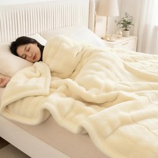 KEMEI 정전기 양면 방지 극세사 블랭킷 담요 토끼털 캠핑 소파담요 세탁 가능