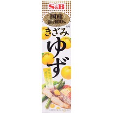 다진 유자 페이스트 일식식 조미료 40g 플라스틱 튜브 Chopped Yuzu(Citron) Paste Japanese Seasoning 1.41oz(40g) Plastic, 1개