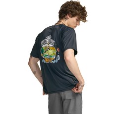 테슬라 남성 레터링 래쉬가드 반팔 티셔츠 TM-MSS43