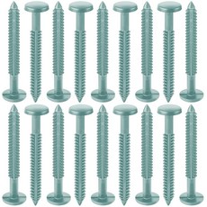 Blulu36피스7.6cm3인치비닐셔터패스너창문패널페그록핀페그나사셔터스파이크앵커화이트121680, 18, 웨지우드 블루