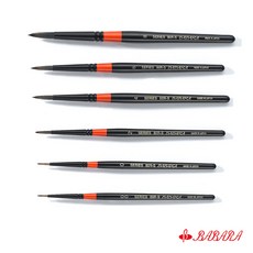 바바라 80RS 세필붓 낱자루 4호, 단품, 단품