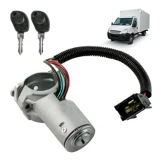 Iveco Daily Mk4 2006-2012-부품 번호 2996075 및 2996076 용 키가있는 자동차 엔진 점화 잠금 스위치, 01 As Shown