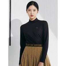 커터앤벅 여성 시그니처 더블웜 티셔츠 BK