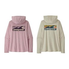 파타고니아 우먼즈 캐필린 쿨 데일리 후디 - 보드숏 로고_45474R5 HK 1035769