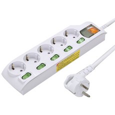 ILSHIN ELECTRIC 多插座 5 芯 3M 獨立節電接地線 16A