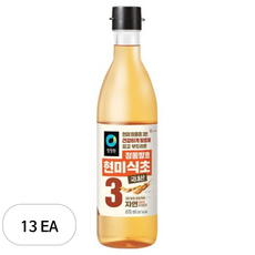 청정원 정통발효 현미 식초, 470ml, 13개