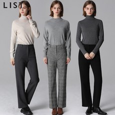 [리스트(LIST)] 포멀 스트레이트 셋업 팬츠 (택가격168000원)