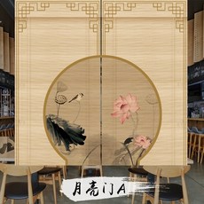 갈대발 블라인드 식당 인테리어 카페 탄화색 포차 굵은 파티션 하프 가리개 문발 1mx1m
