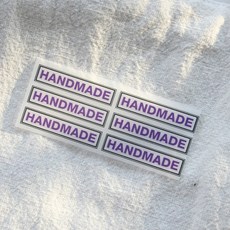 슈벨라 열전사지 핸드메이드 라벨 레터링 이중박스 6color 가방리폼 옷리폼, 1개, 02.퍼플