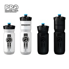 프로(PRO) 팀 물통 자전거 물병, 1개, 블랙