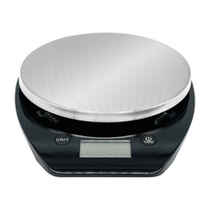 에어라파 전자저울 블랙 ADHSS0975 미용실 업소용, 1kg