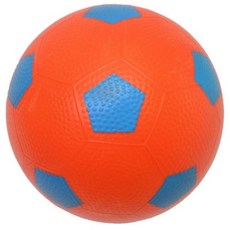 充氣足球 兒童安全小皮球 16cm 玩具橡膠球, 隨機出貨, 1個