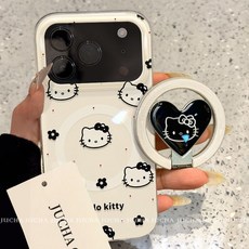 티류으스 캐릭터 키티 맥세이프 아이폰 케이스 그립톡홀더 폰케이스 아이폰17 호환 케이스