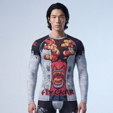 픽스기어 CFL-S13 남 여 공용 머슬핏 스포츠웨어 언더레이어 언더셔츠 짐웨어 헬스복 운동복 트레이닝복 주짓수 크로스핏 합기도 래쉬가드