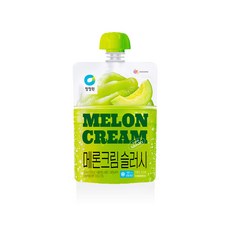 [얌얌마켓] 청정원 메론 크림 슬러시 샤베트 (아이스박스 포함), 1개, 100ml